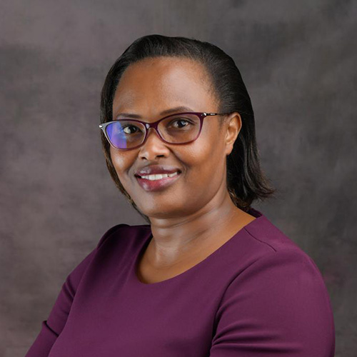 <b>Prof. Pamela Kimeto Tinge'i</b><br/>Dean, School of Medicine & Health Sciences Image