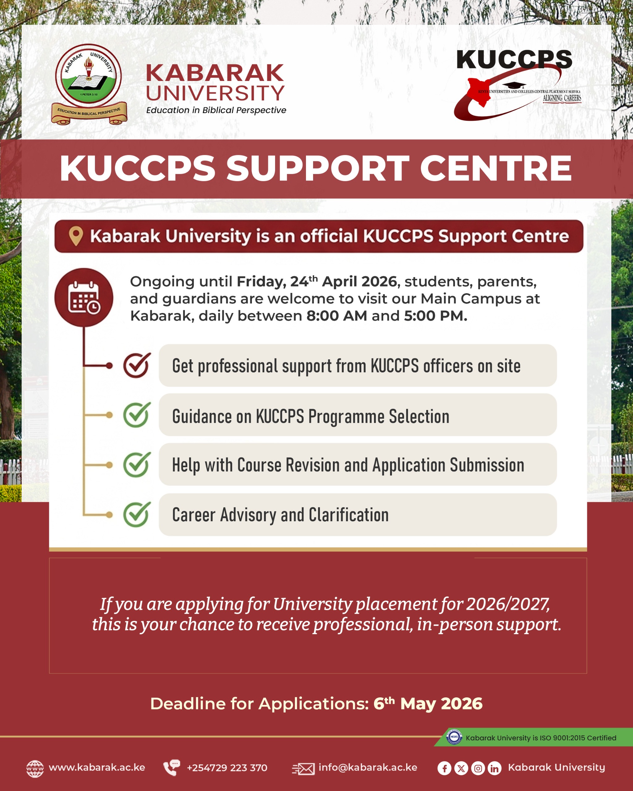 KUCCPS Support
