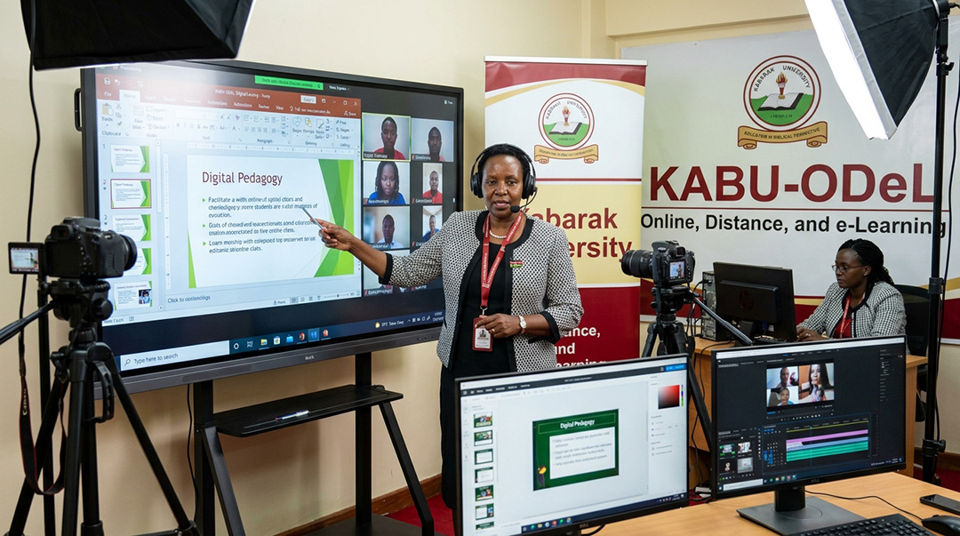 Educator developing a digital learning experience