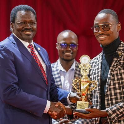 Kabarak Enactus Team Presents National Championship Trophy To Vice Chancellor 4