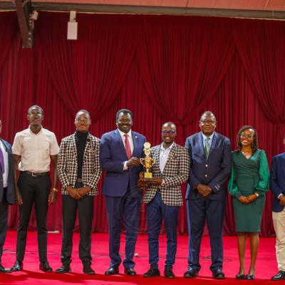 Kabarak Enactus Team Presents National Championship Trophy To Vice Chancellor 5