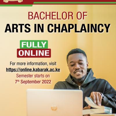 Bachelor Of Arts In Chaplaincy