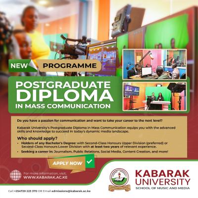 Post Graduate Diploma In Mass Communication