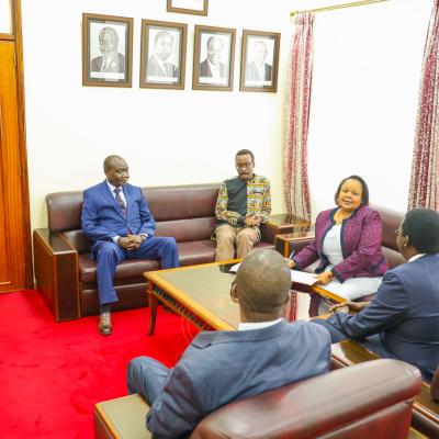 Mrs. Mercy Wanjau Secretary To The Cabinet Visit Kabu 11