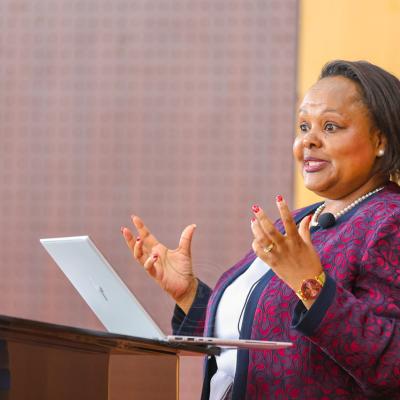 Mrs. Mercy Wanjau Secretary To The Cabinet Visit Kabu 2
