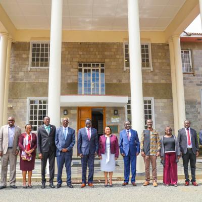 Mrs. Mercy Wanjau Secretary To The Cabinet Visit Kabu 7