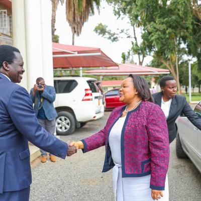 Mrs. Mercy Wanjau Secretary To The Cabinet Visit Kabu 9