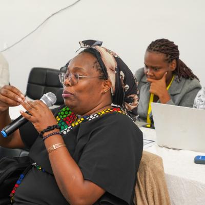Ms Annah Konuche Director Standards Council Of Legal Education Making Her Contributions
