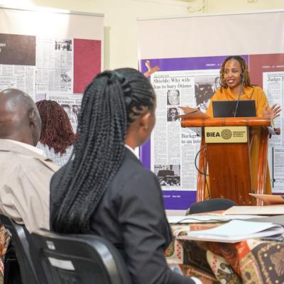 Ms Melissa Mungai Presenting