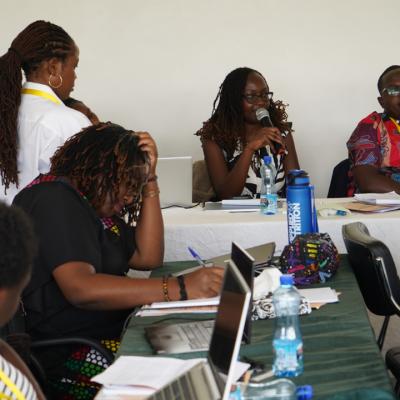 Ms. Laura Kwamboka Researcher Llm Candidate At The University Of Galway Ireland Participating In The Class