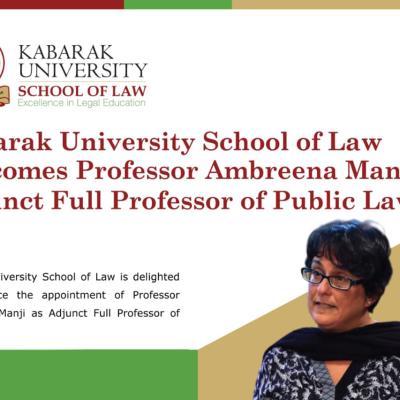 Welcoming Prof Manji1