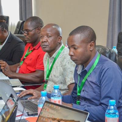 Dr Phillip Nyawere With His Clinic Members